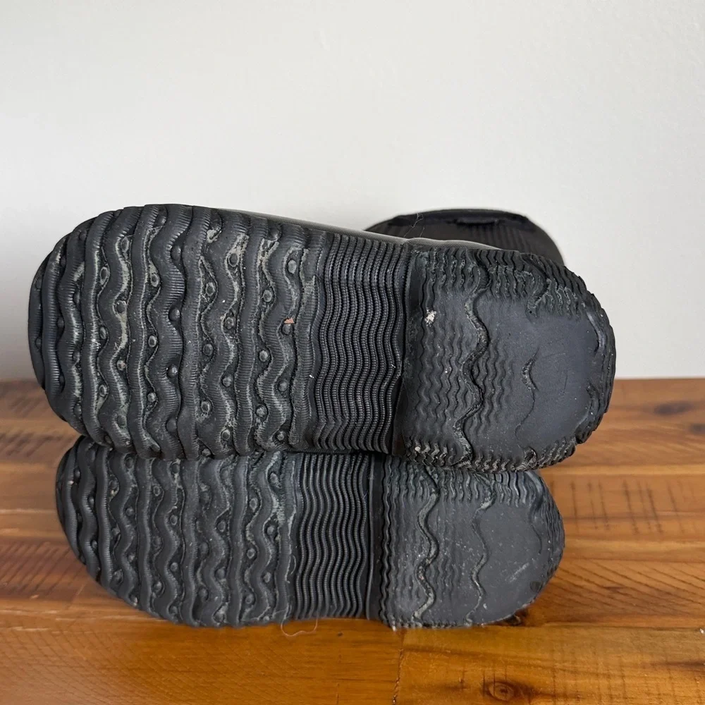 Bogs Black Patterned Rain Boots